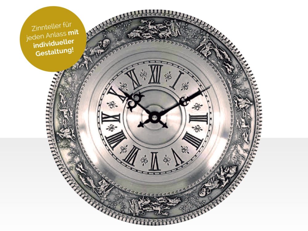 Jagd Wanduhr