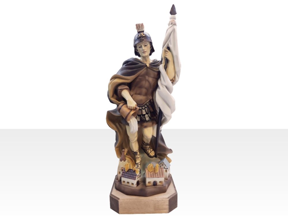 Hl. Florian - Kunstguss Braun