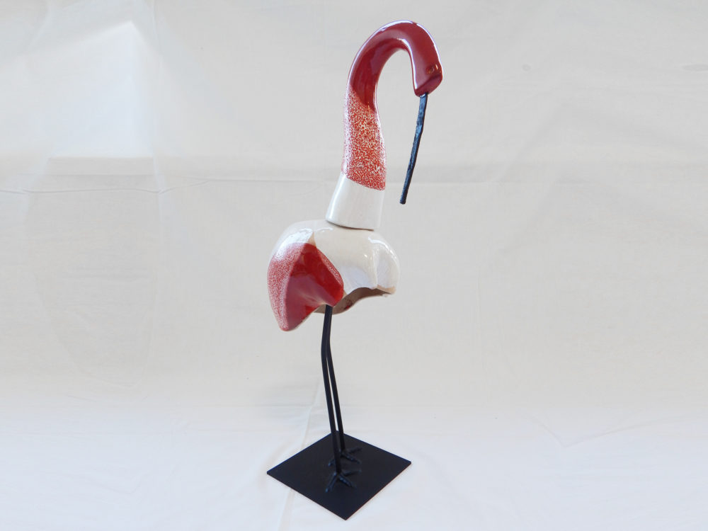 Keramikfigur Vogel