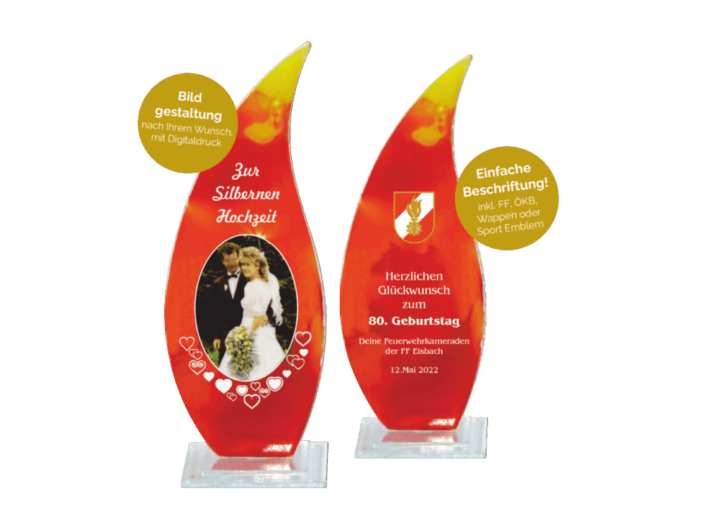 FF Schmelzglas Flamme