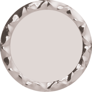Metallteller "Silber"